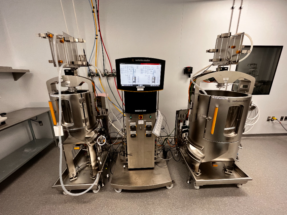 Image of Sartorius BIOSTAT STR Single-Use Bioreactor w/ 50L and 200L Bag Holders